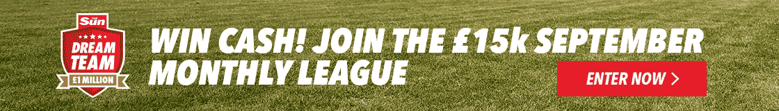 WIN CASH JOIN THE £15k SEPTEMBER MONTHLY LEAGUE