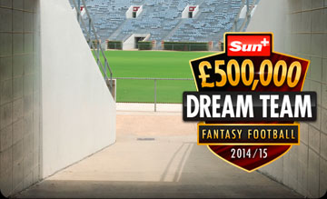 Sun + £500,000 Dream Team Fantasy Football 2014/15