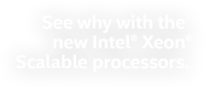 See why with the new Intel® Xeon® processor Scalable Family.