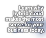 Learn why hybrid cloud makes the most sense for your business today.