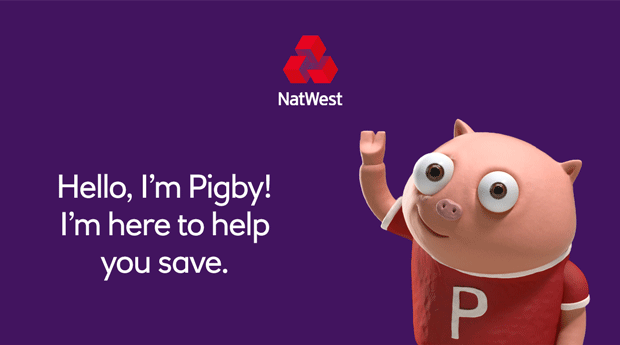 NatWest Hello, I’m Pigby! I’m here to help you save.